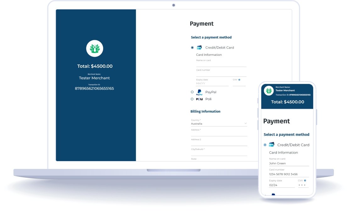 Payment page design