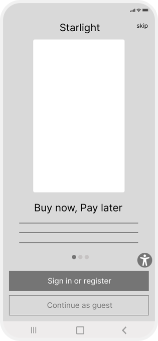 Splash page Splash page