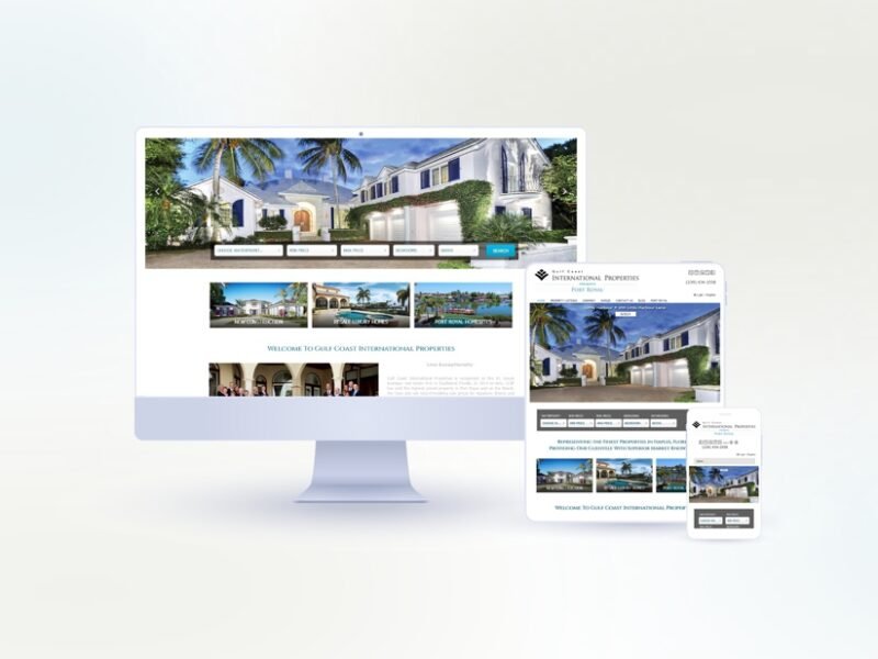 Naples Florida real estate IDX website design company